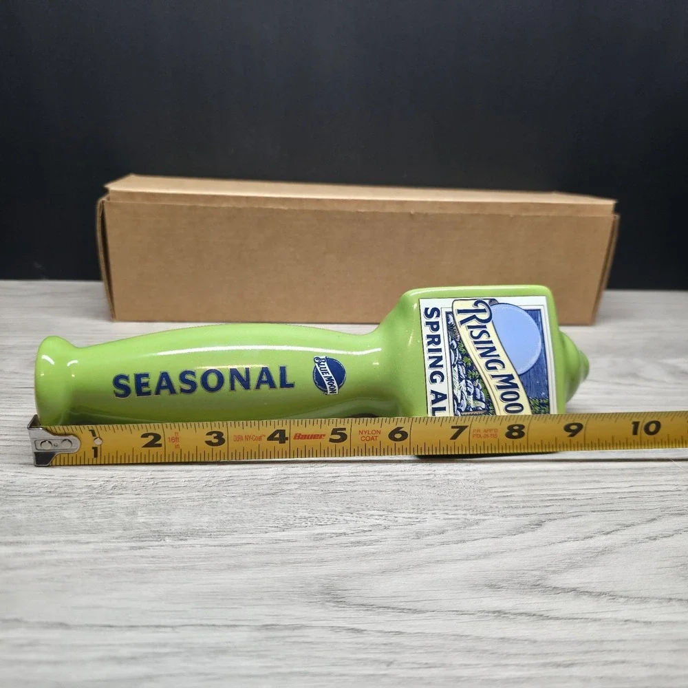 Blue Moon Beer - Rising Moon Spring Ale Tap Handle - Porcelain - 10